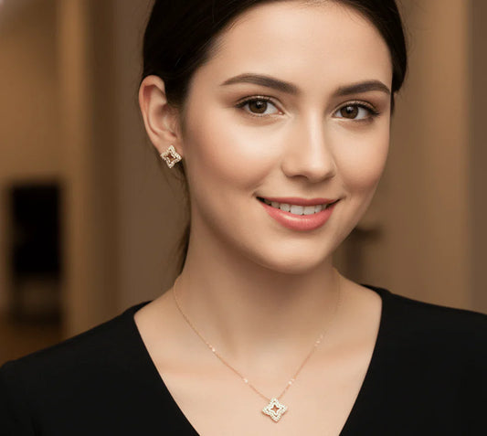 Glam Star Square Jewelry Set