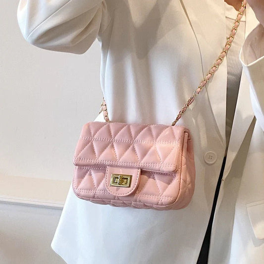 Quilted Chain Crossbody Bag