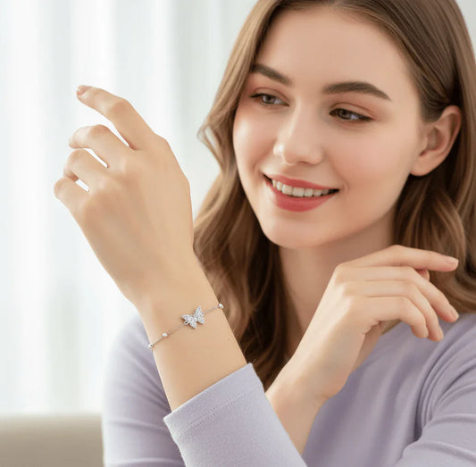 Crystal Butterfly Bracelet