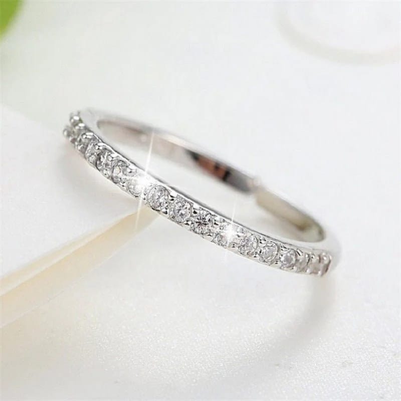 Fine Row Diamond Ring