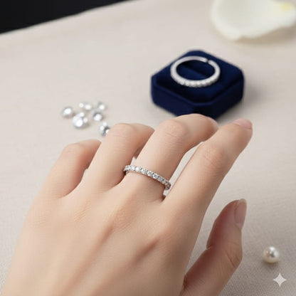 Fine Row Diamond Ring