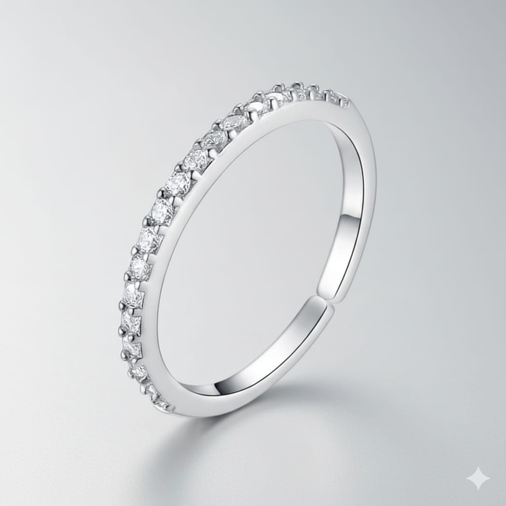 Fine Row Diamond Ring
