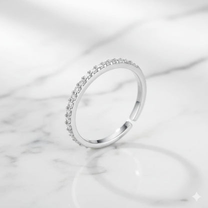 Fine Row Diamond Ring